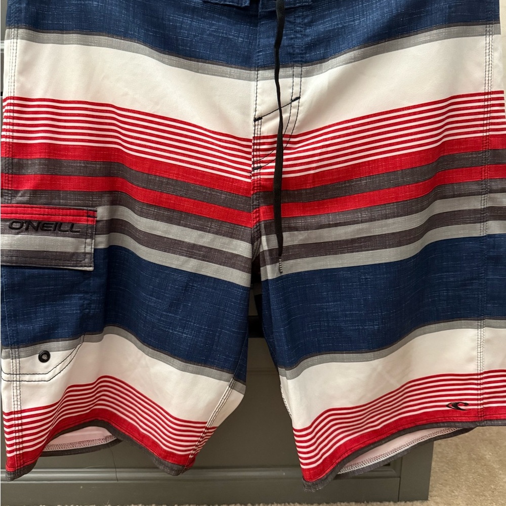 O'Neill Men's Swim Shorts - Navy, Red, White